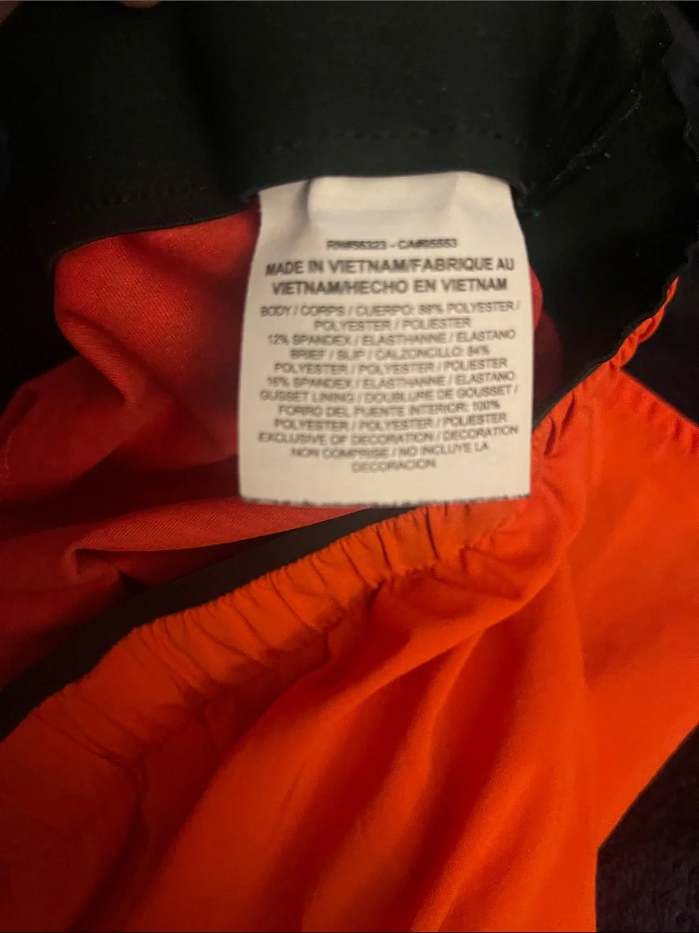 Nike Women's Full Flex 2-in-1 Twist Shorts Crimson Orange Black Size Medium NWOT - Picture 10 of 12